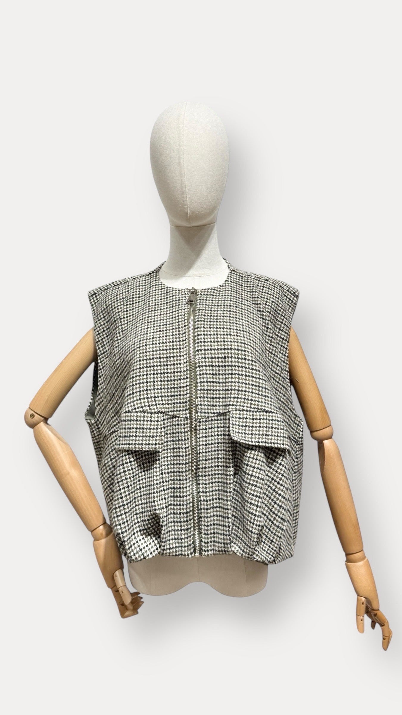 BAILY gilet pied de poule